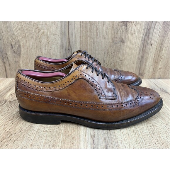 Ralph Lauren Marlow Cordovan Wingtip Brogue Dress Shoes Mens 9 D Brown 815121982 main image 10